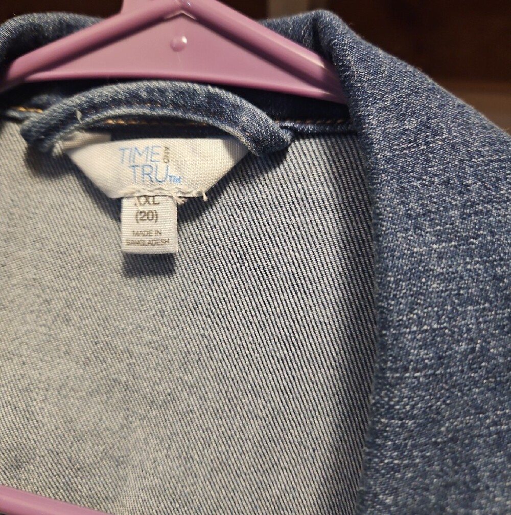 Time and Tru Light Blue Denim Jacket - Picture 2 of 3